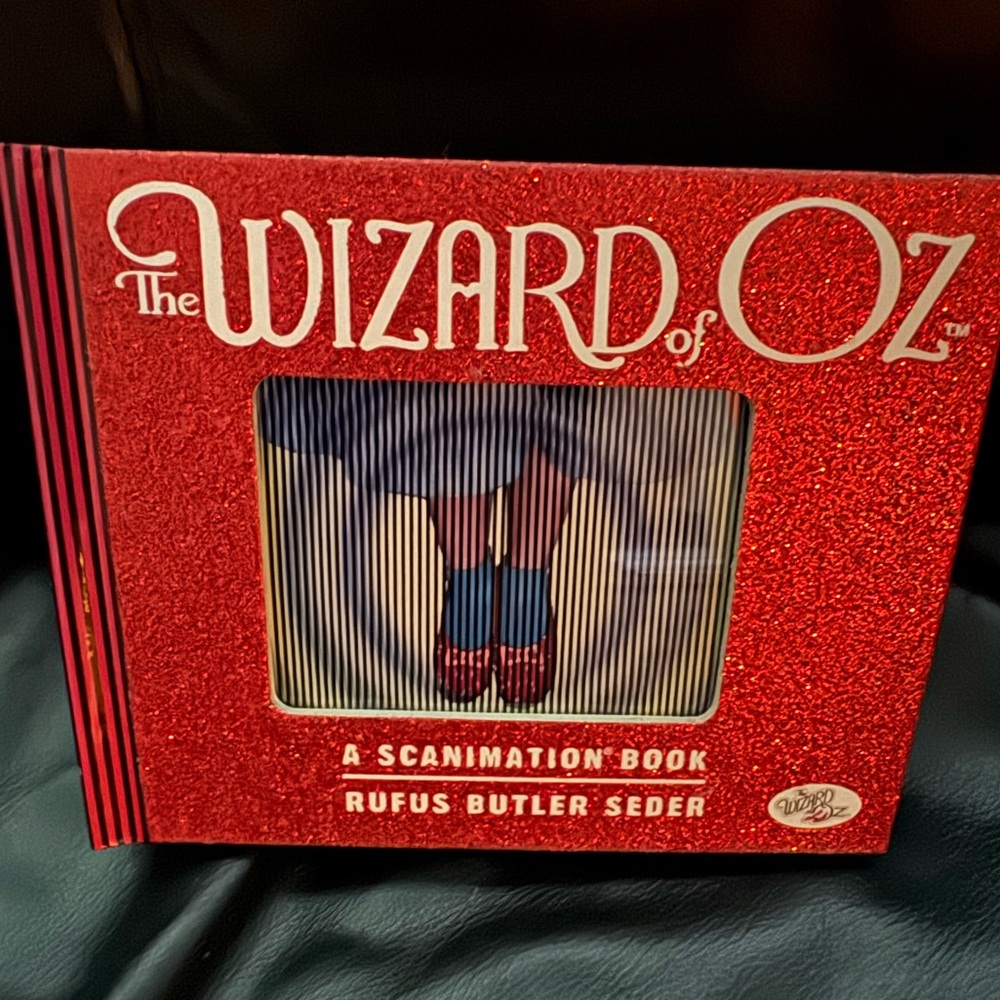 Rare The Wizard of Oz Scanimation Book by Rufus Butler Seder 2011